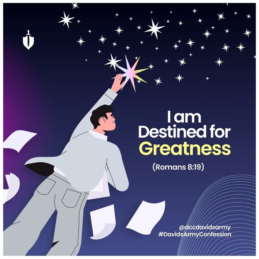 I am destined for greatness