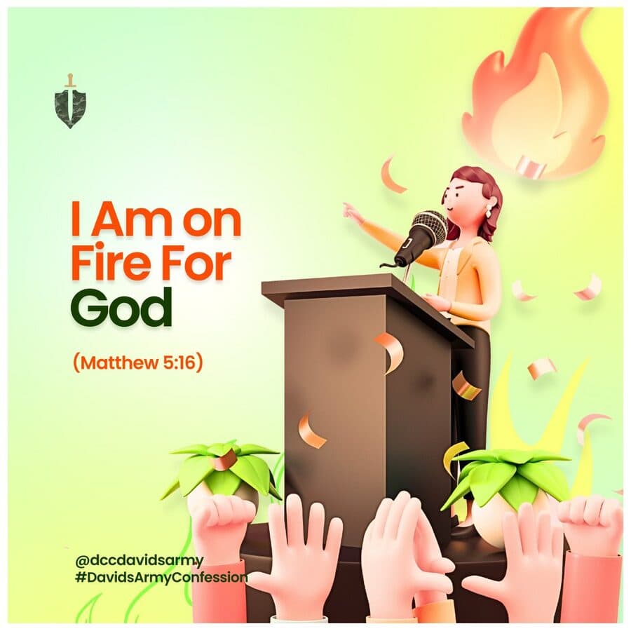 I am on fire for God