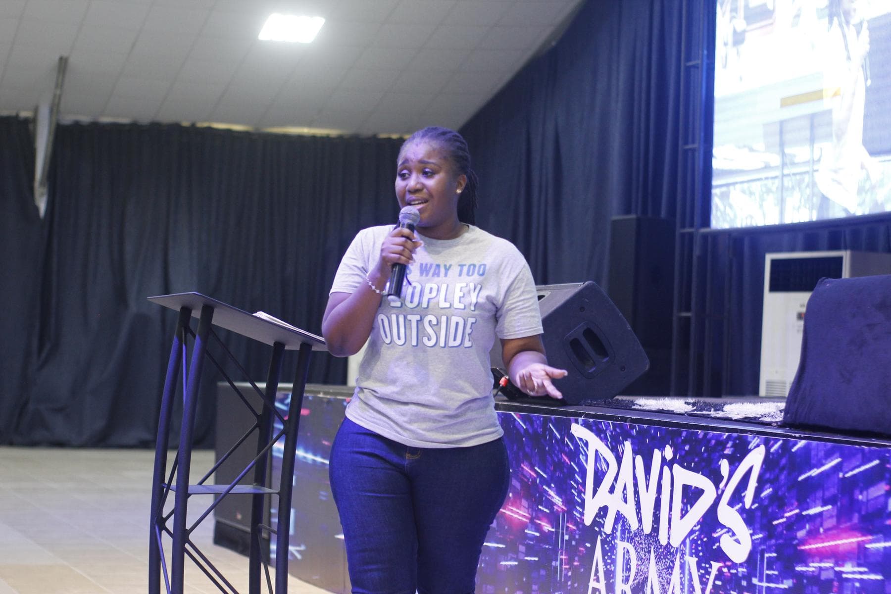 Teaching at David's Army
